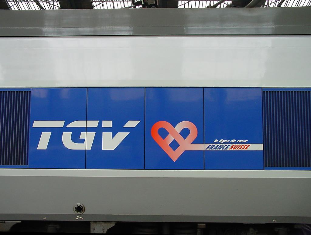 Photo d'une TGV, Prise à Paris-Gare-de-Lyon le 31 mars 2002 01:30