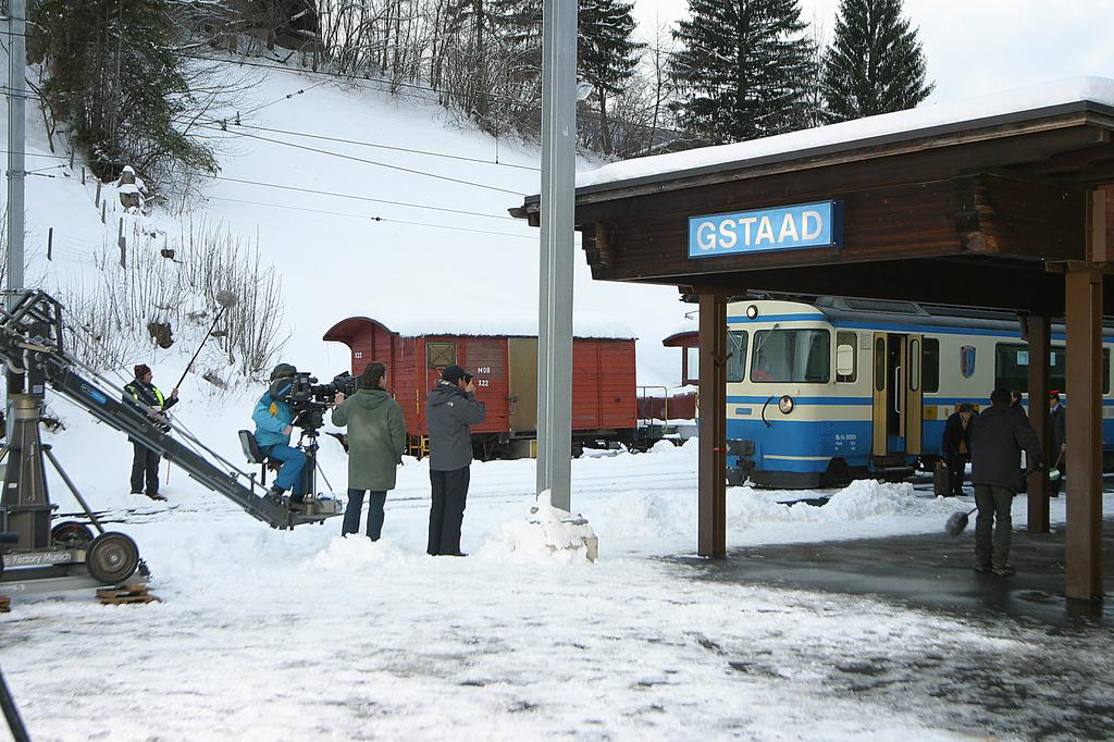 Photo d'une Be 4/4 14 5001-5004, Prise à Gstaad le 26 janvier 2004 03:56