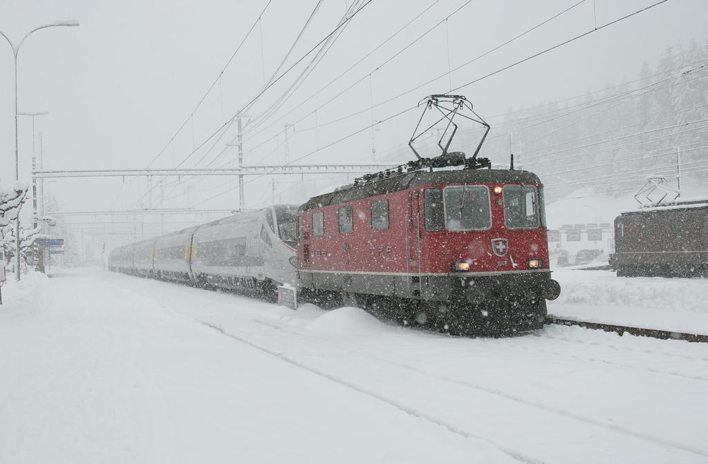 Photo d'une ETR 610, Prise à Kandersteg le 12 janvier 2008 02:22