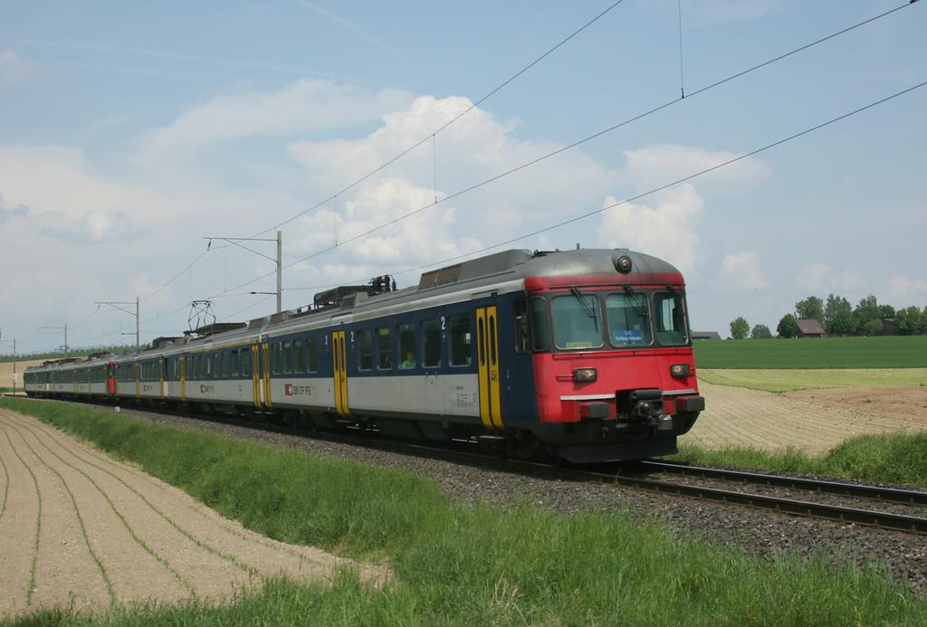 Photo d'une RABDe 510 (RABDE 12/12) 1101-1118, Prise à Henggart le 15 mai 2008 12:32