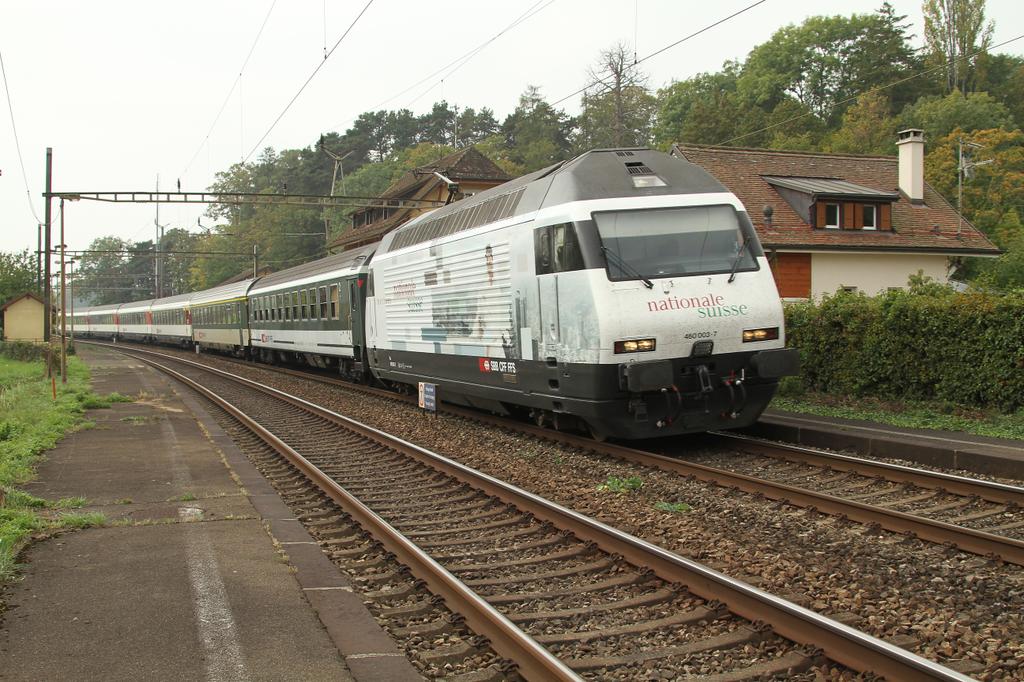 Photo d'une Re 460 000-118, Prise à Céligny le 1 octobre 2011 11:48