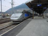 photo d'une "TGV" prise à Brig