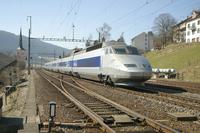 photo d'une "TGV" prise à Travers